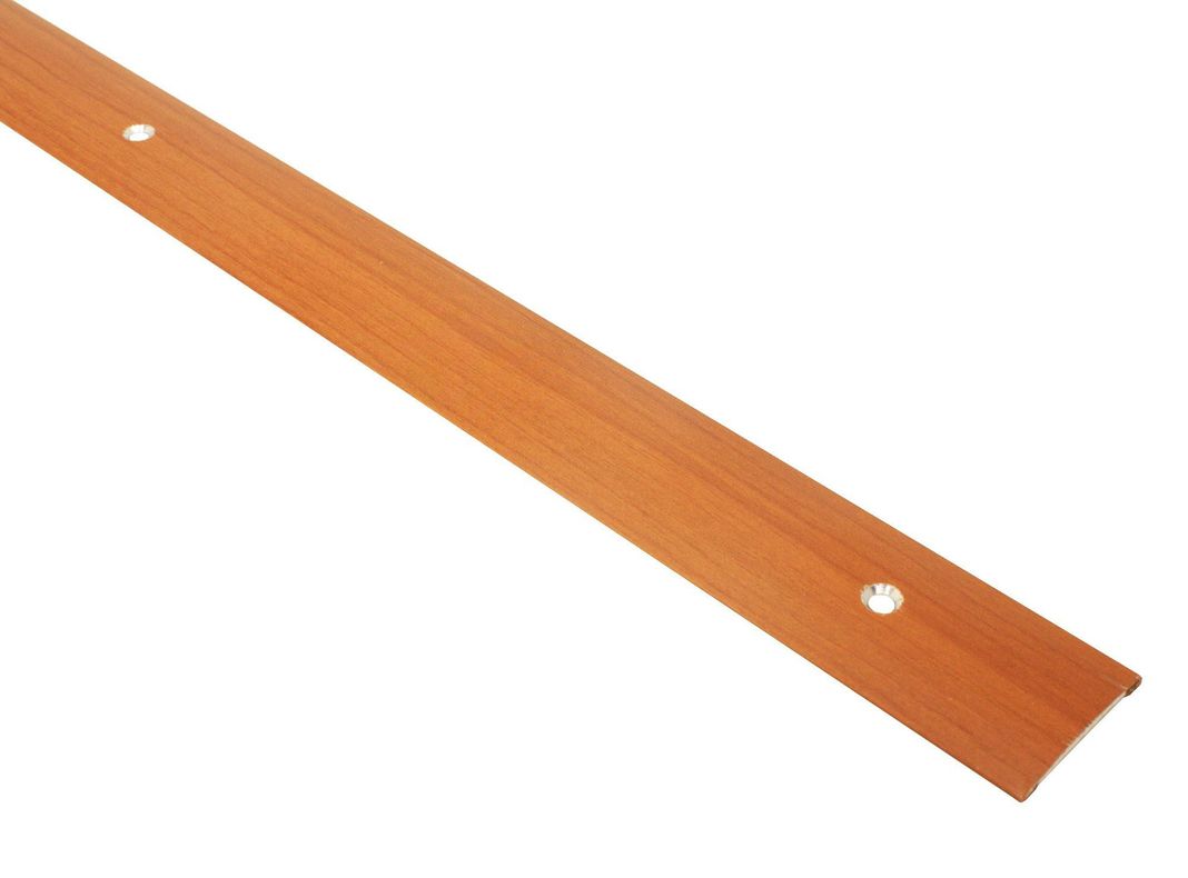 Cubrejunta aluminio 4 x 100 cm con tornillo madera Idaf-0