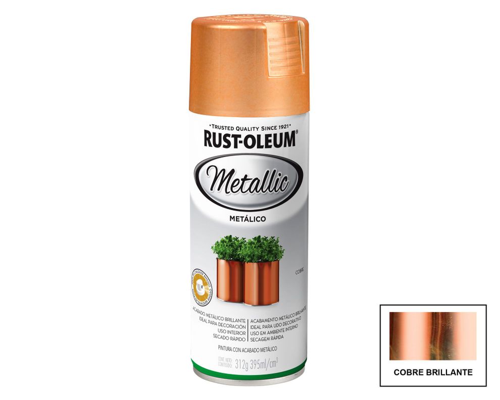 Pintura spray 395 ml Metallic cobre brillante Rust-Oleum-0