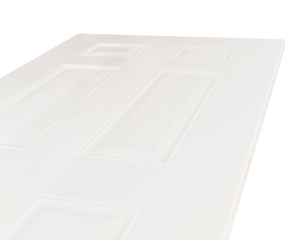 Puerta Metálica Sinfonía Blanca 85x200 cm Masonite-2
