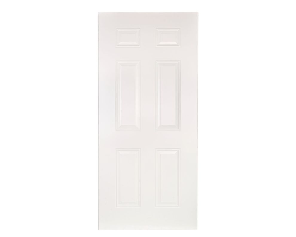 Puerta Metálica Sinfonía Blanca 85x200 cm Masonite-1