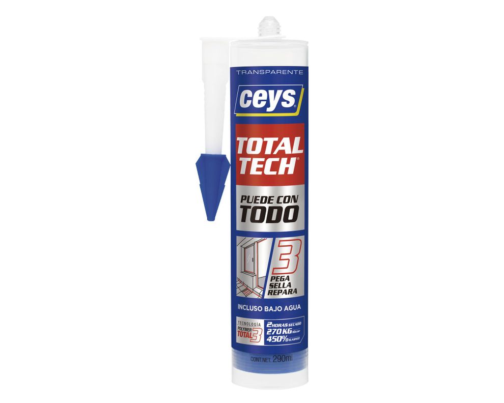 Adhesivo sellador 290 ml Total Tech Express transparente-0