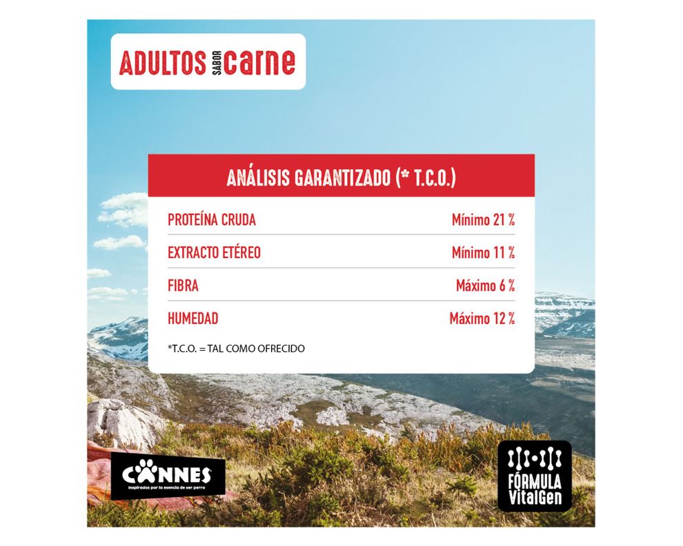 Alimento perro 9 kg Premium carne, pollo y cereales Cannes-3
