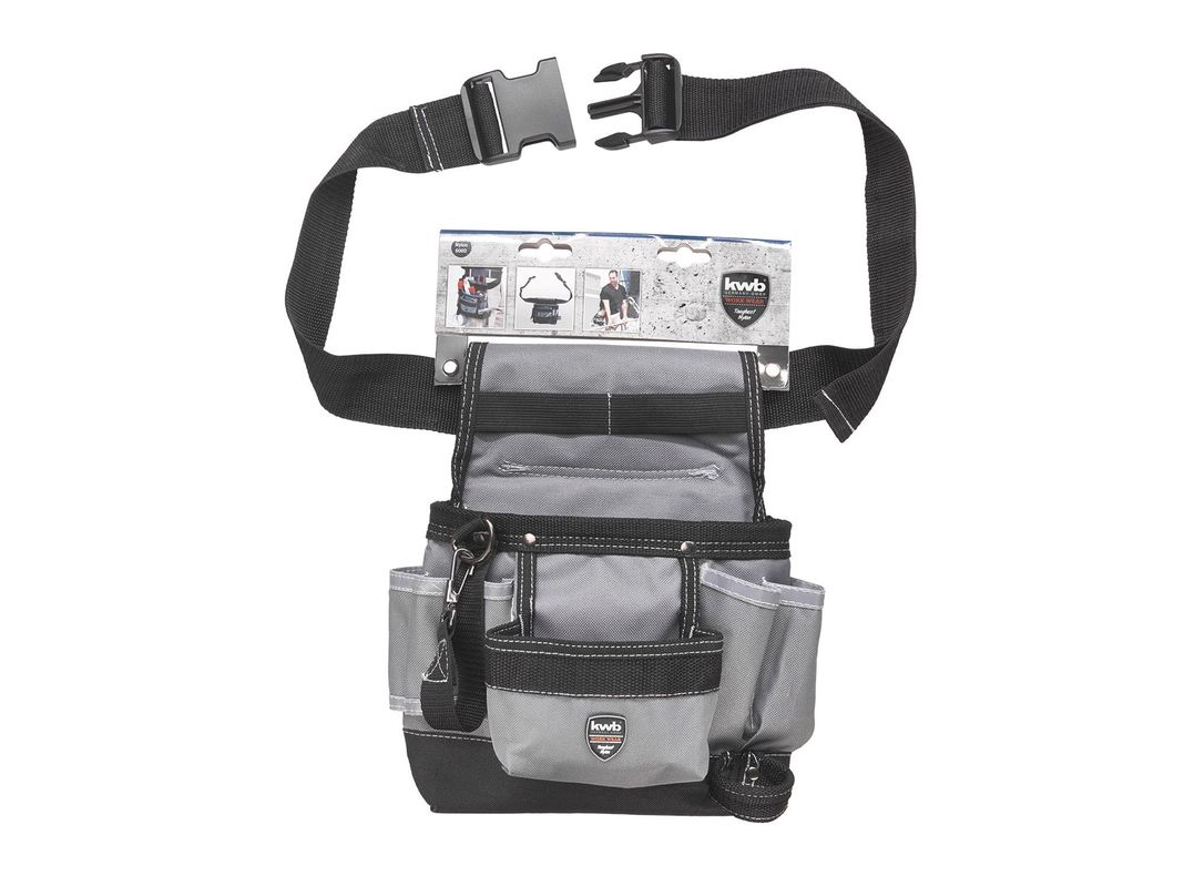 Bolsa porta herramientas 10 bolsillos con cinturón KWB-0