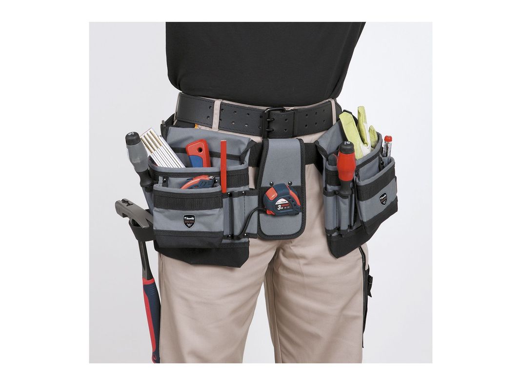 Bolsa porta herramientas 2 piezas con cinturón KWB-1