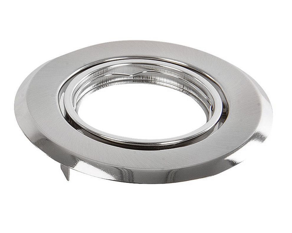Foco embutido 1L GU10 15.5 cm satín Drl-2