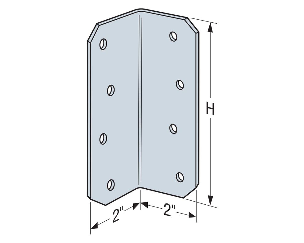 Escuadra de refuerzo 2 x 6'' galvanizado Simpson Strong-Tie.-2