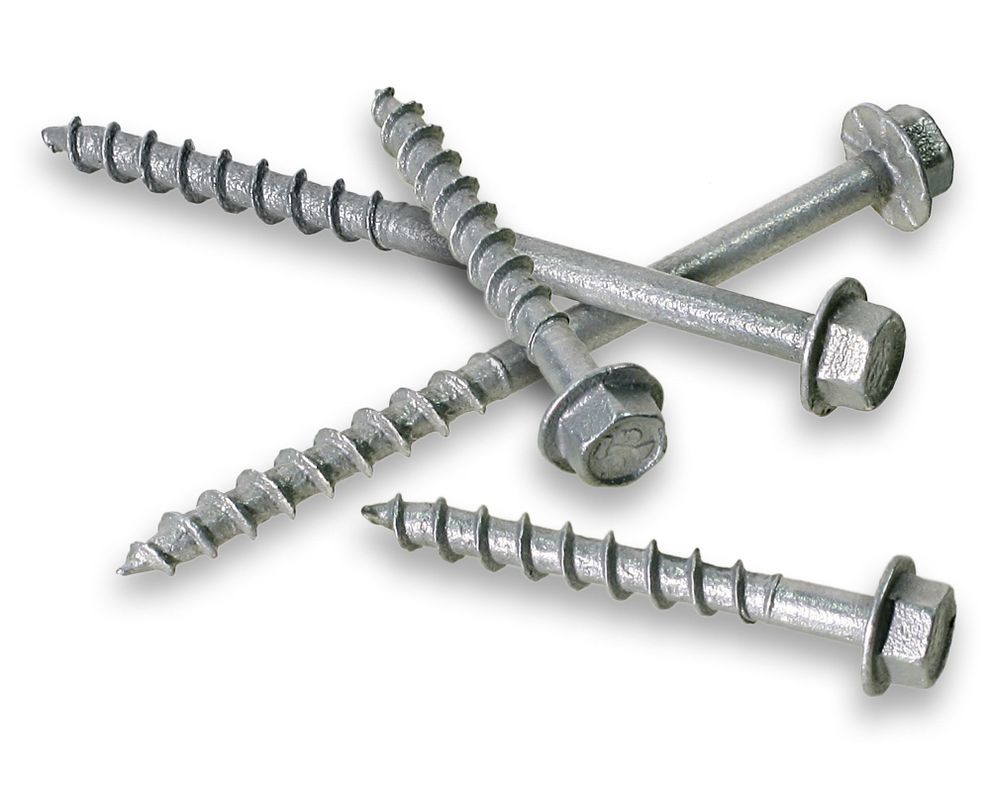 Tornillo estructural #9x 1 1/2'' galvanizado 100 unidades Simpson-1