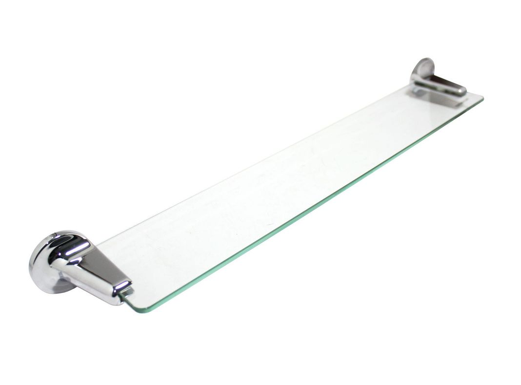 Repisa cristal Toscana cromo 50 cm-0