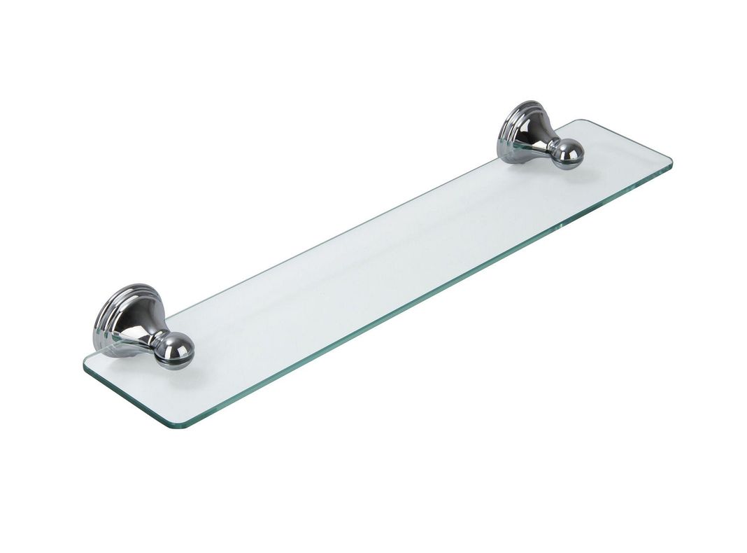 Repisa cristal Murano cromo 50 cm-0