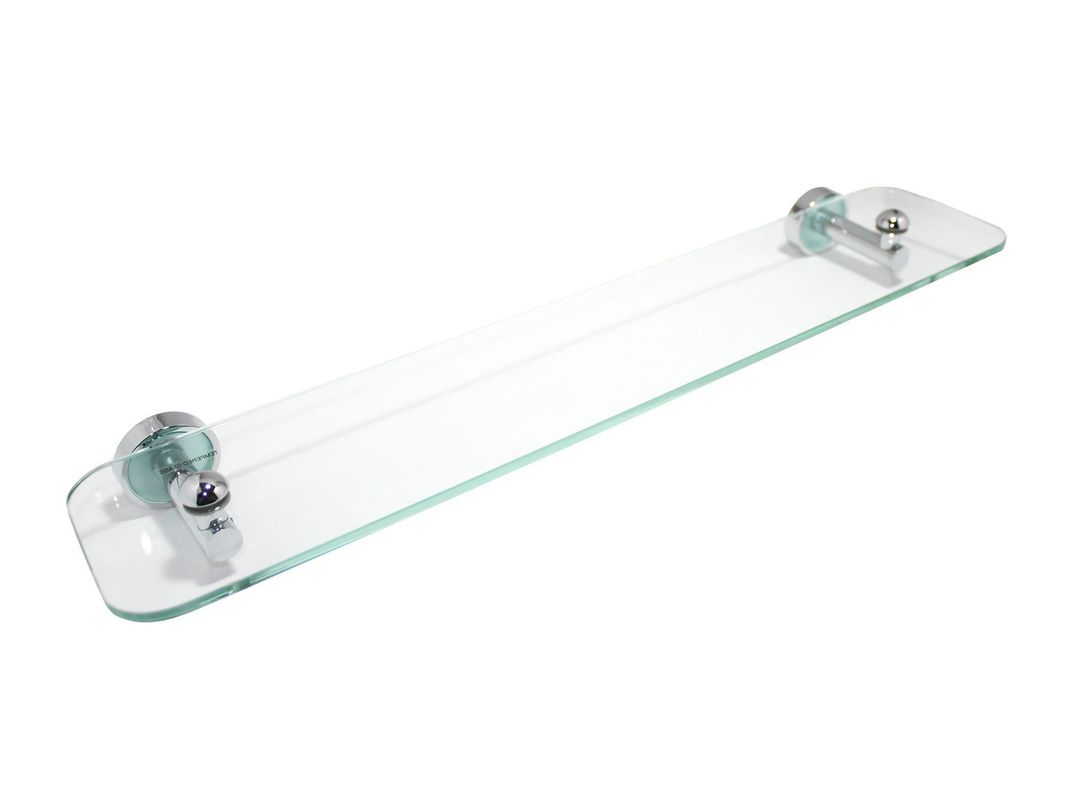 Repisa cristal Malta vidrio/cromo 50 cm-0