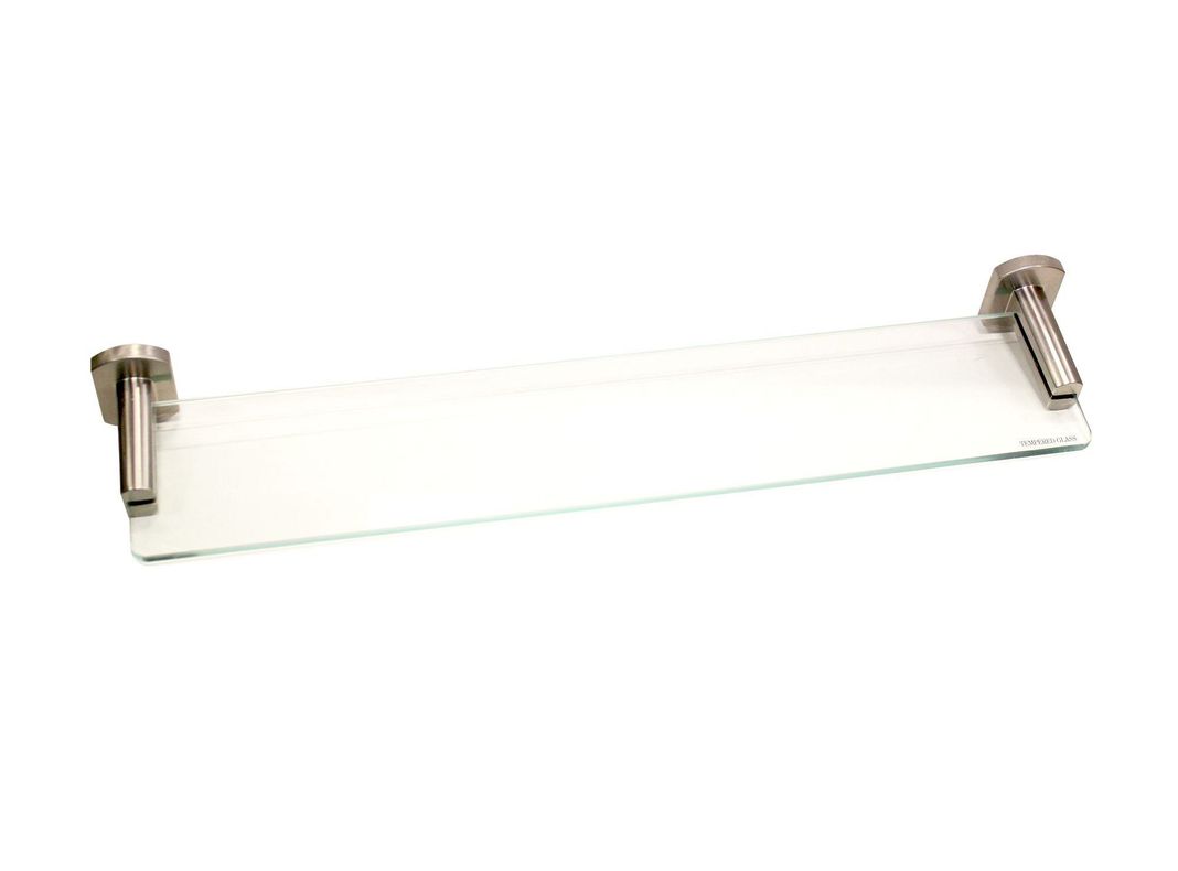 Repisa cristal Palma cromo 50 cm-1