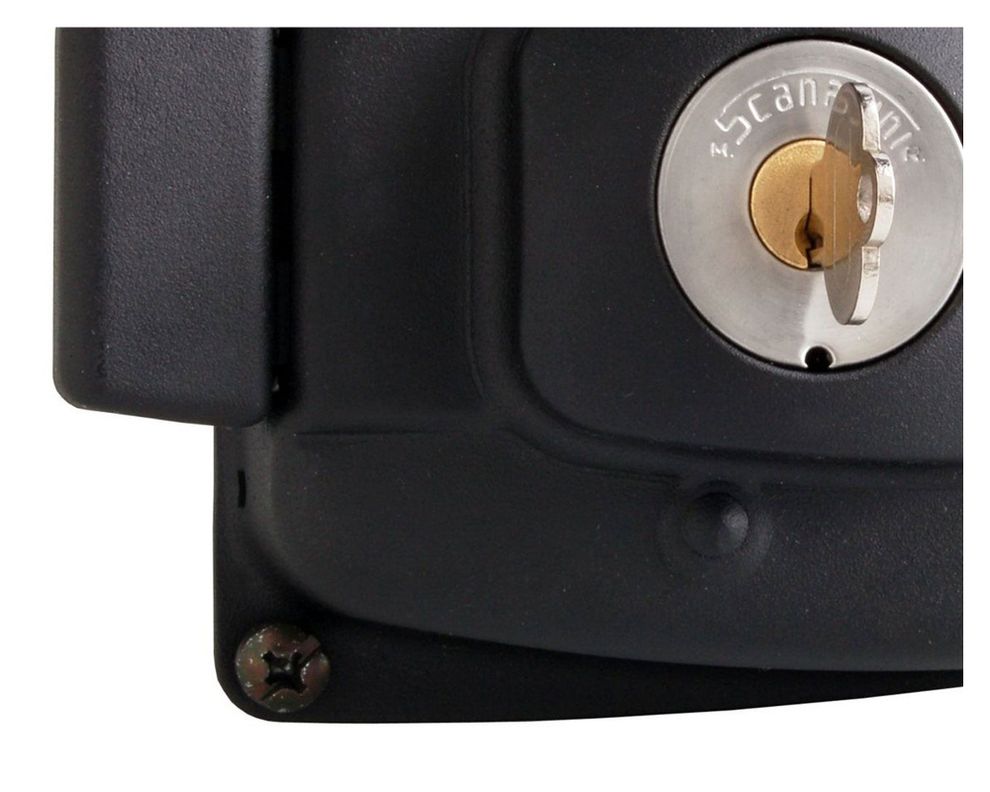 Cerradura sobreponer puertas de 30 mm 2002 negro Scanavini-2