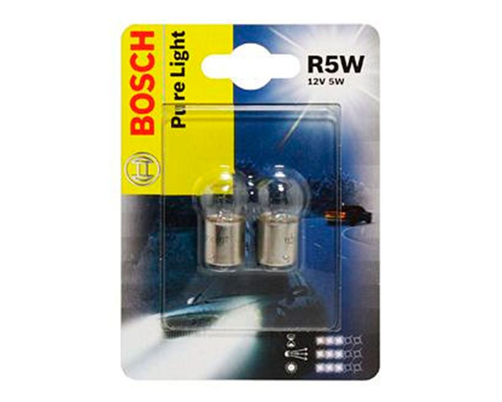 Ampolleta 5W R5W 207 Pure light Bosch-0