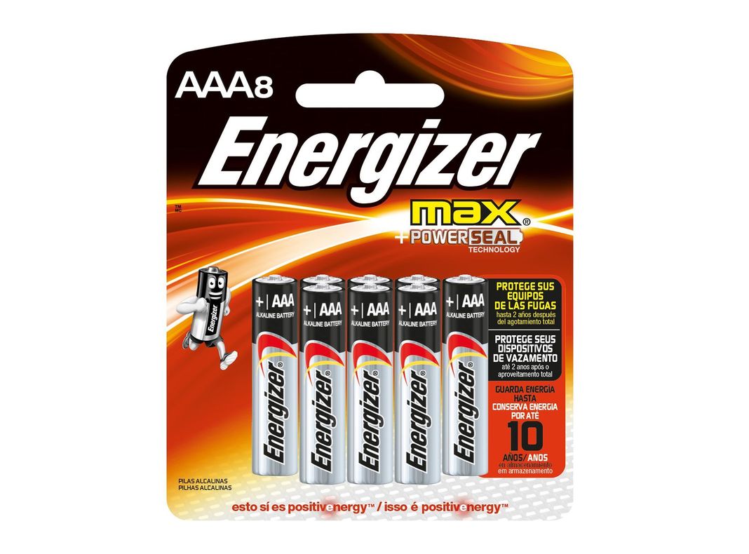 Pila alcalina Max AAA 8 unidades Energizer-1