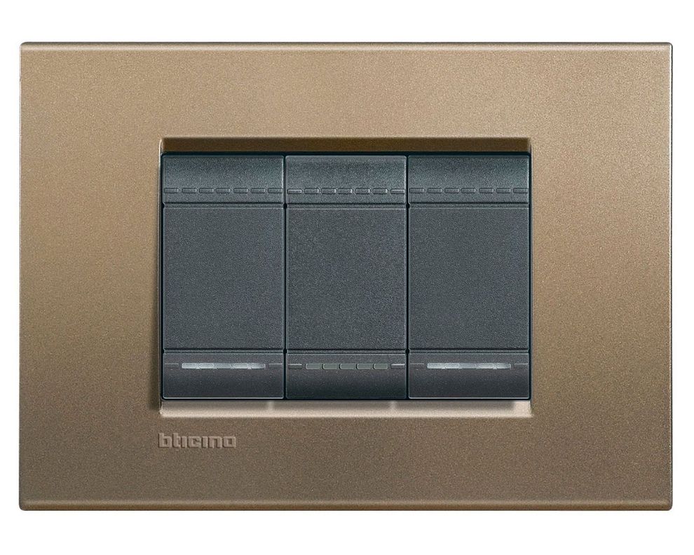 Interruptor doble 10A armado Bticino-0