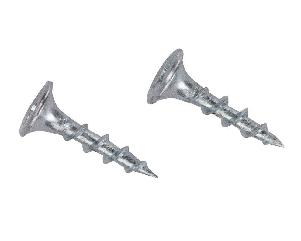 Tornillo 6 x 3/4'' placa yeso cartón rosca gruesa zincado x100 unidades Imporper-0