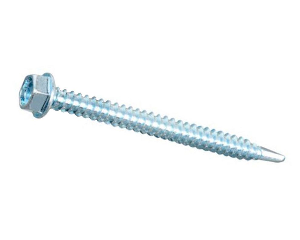 Tornillo autoperforante hexagonal sin golilla 12x2'' blister 100 unidades Imporper-0