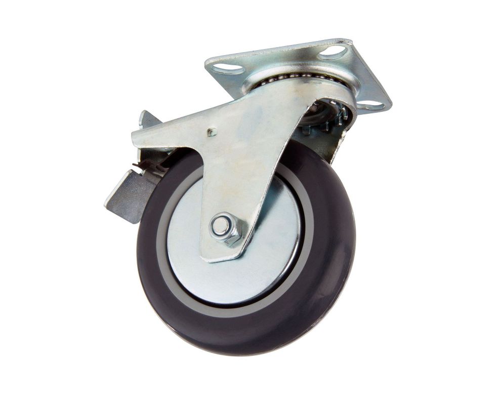 Rueda carga 75 mm con freno Gevemac-0