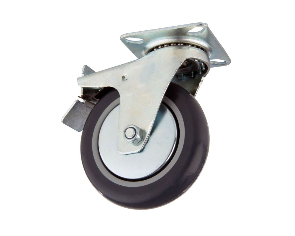 Rueda carga 100 mm con freno Gevemac-0