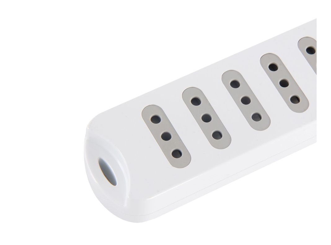 Alargador múltiple 1.5 m ME-3706 2500w 2 puertos usb 6 posiciones Macrotel-2