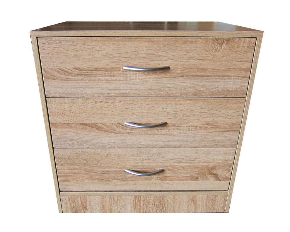 Clóset 2 puertas + Cómoda 3 cajones + Velador 1 cajón M+Design-3