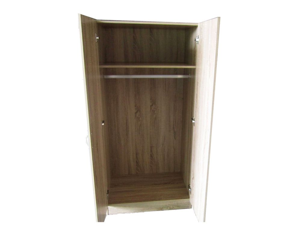 Clóset 2 puertas + Cómoda 3 cajones + Velador 1 cajón M+Design-5