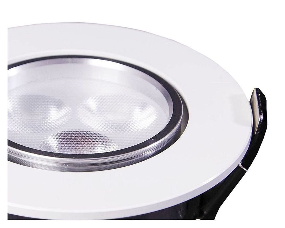 Foco embutido 7,5 cm 1L LED básico blanco Drl-1