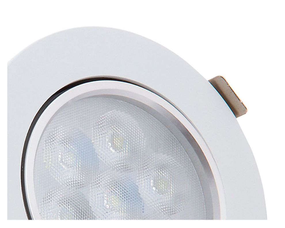 Foco embutido 9 cm 1L LED luz fria blanco Drl-1