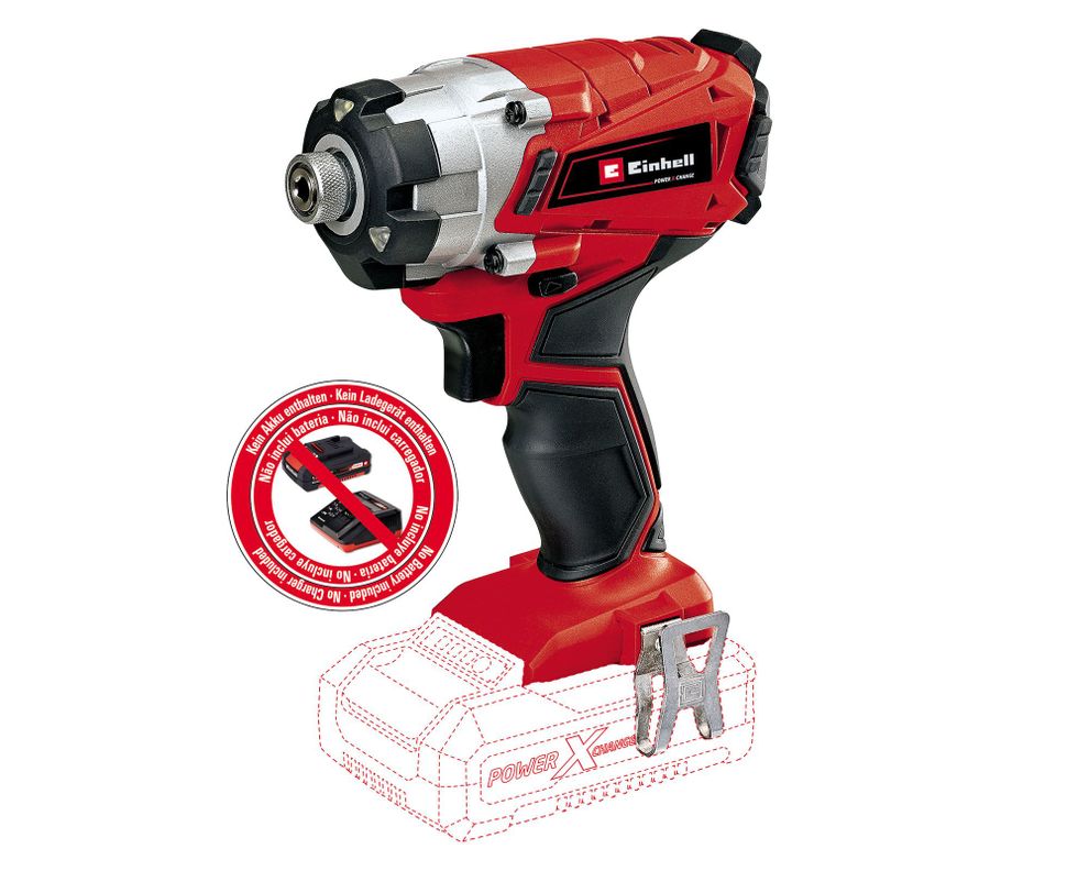 Atornillador de impacto inalámbrico 18V TE-CI 18 Li Solo Einhell-0