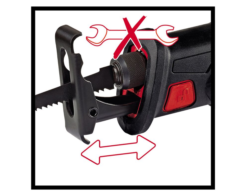 Sierra sable inalámbrica 18V TE-AP 18 Li Solo Einhell-1