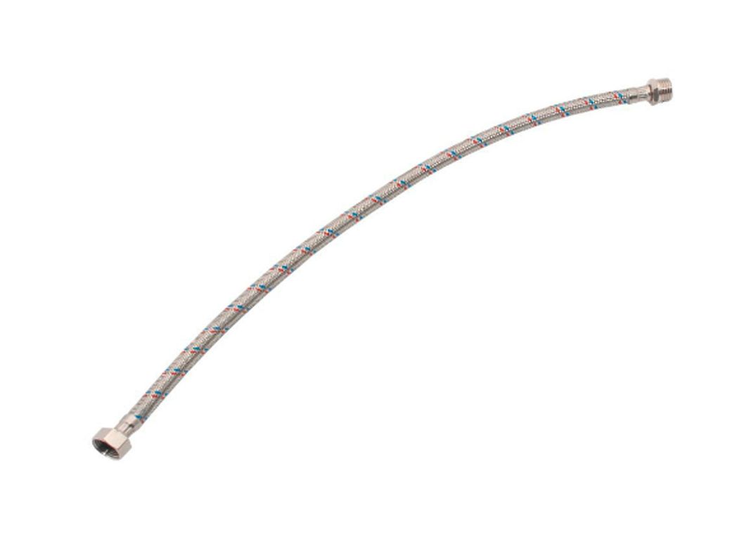 Flexible acero inoxidable 1/2 x 1/2'' HI HE 50 cm Flustem.-0