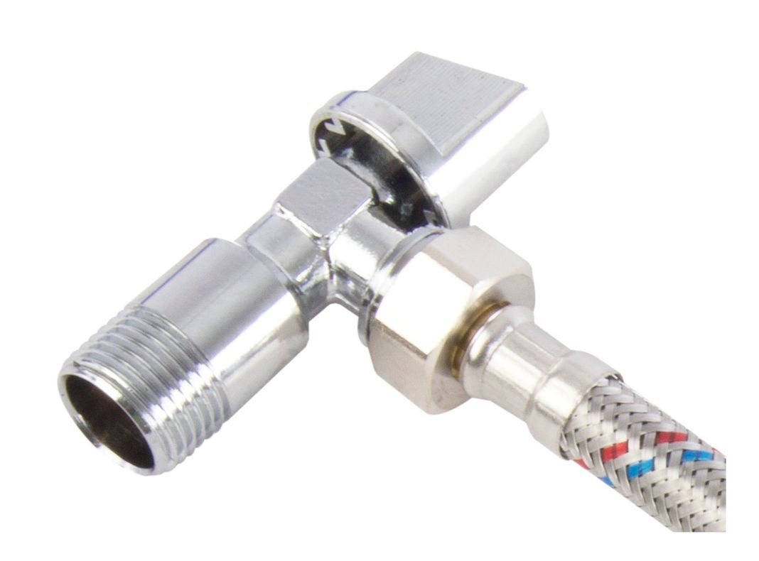 Flexible llave 1/2 x 7/8'' angular 30cm Flustem.-1