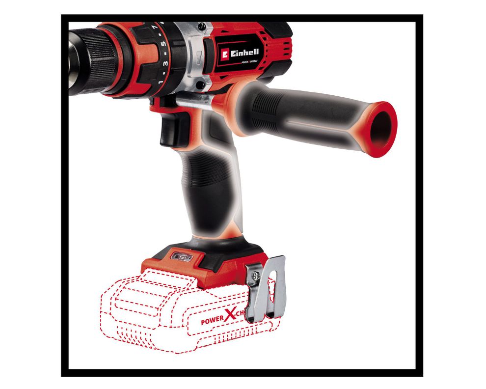 Taladro percutor inalámbrico 18V 13mm PXC TE-CD 18-2 Li solo Einhell-2