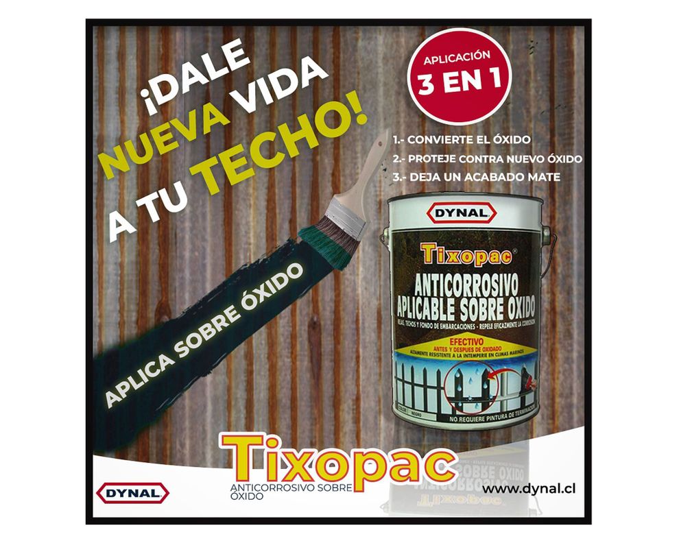 Anticorrosivo 1 galón Tixopac negro Dynal-3