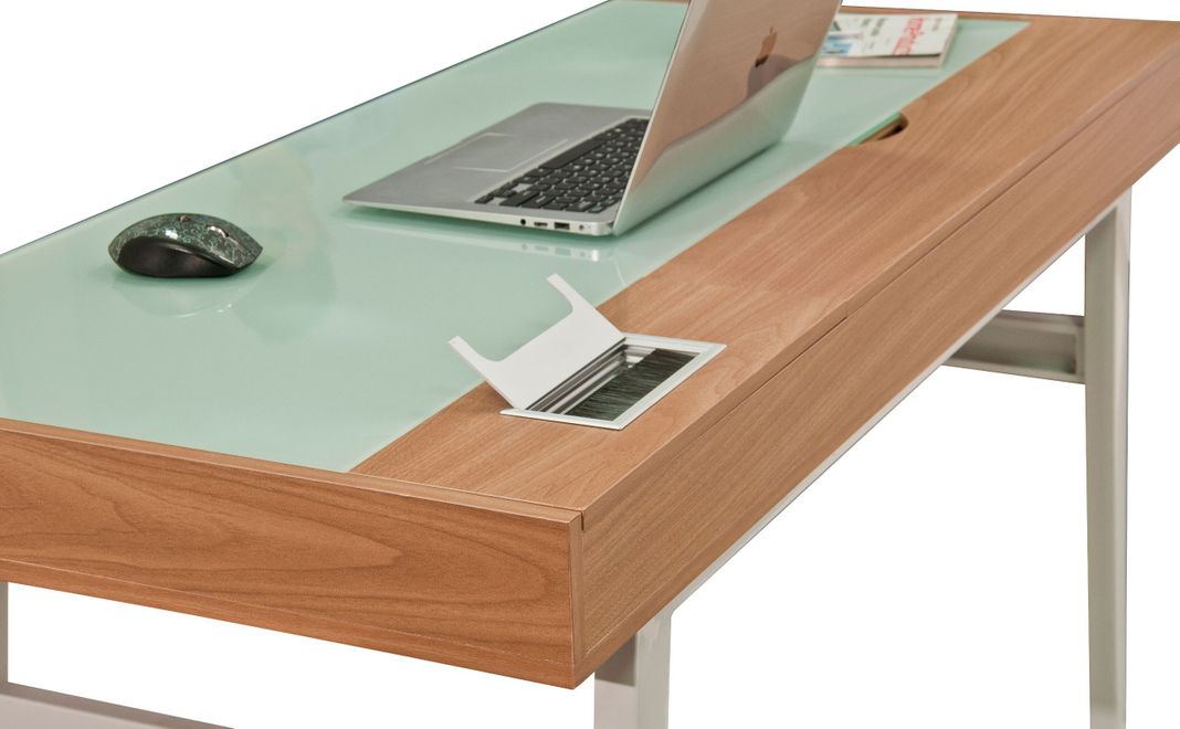 Escritorio 2 cajones Effektiv almond M+Design-4
