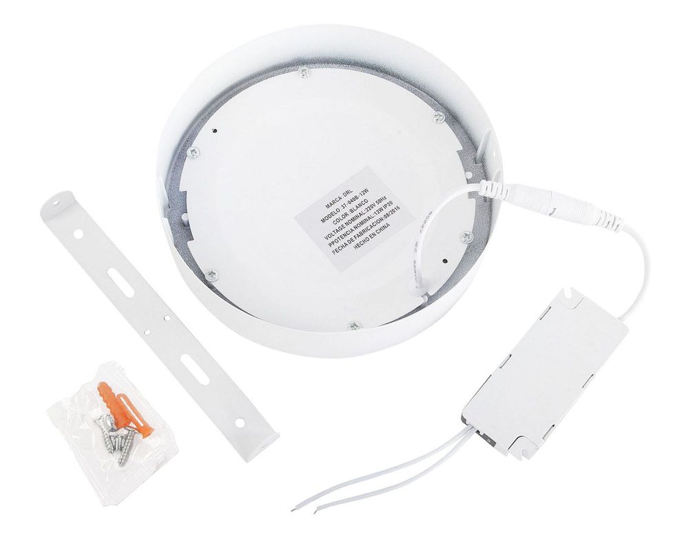 Foco panel LED Sobreponer Redondo 1 Luz 6W-2