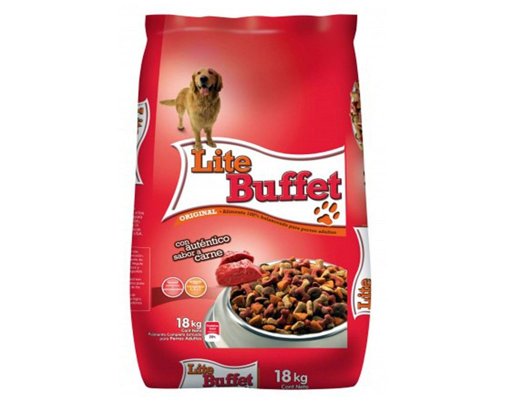 Alimento perro 18 kg Original carne Lite Buffet-0