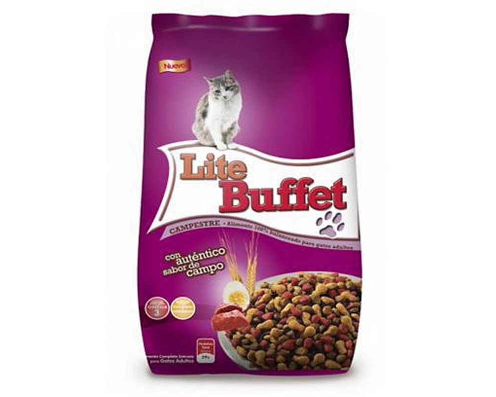 Alimento gato 3 kg Campestre Lite Buffet-0
