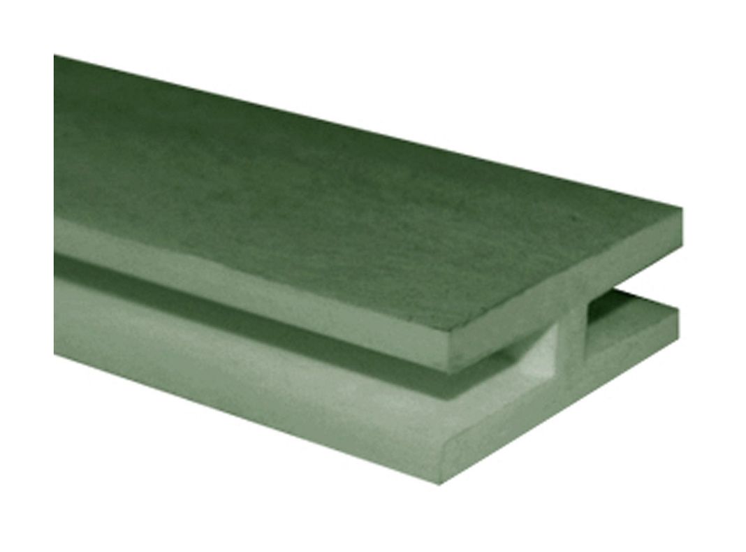 Perfil H Treillage verde oscuro Dvp-0