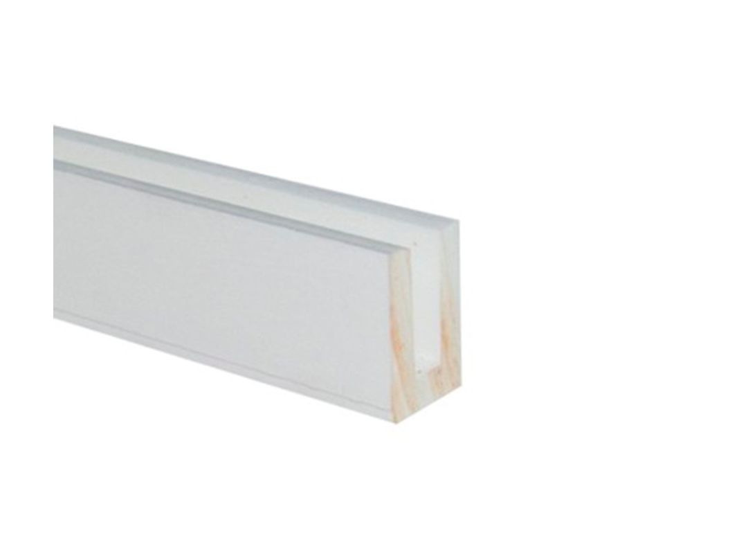 Perfil terminal U 2,40 m Treillage blanco-2