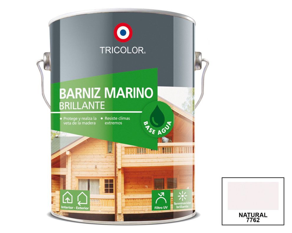 Barniz marino 1 galón natural brillante Tricolor-0