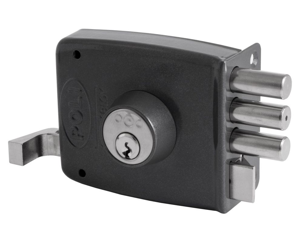 Cerradura sobreponer 2201 40 mm negro-0