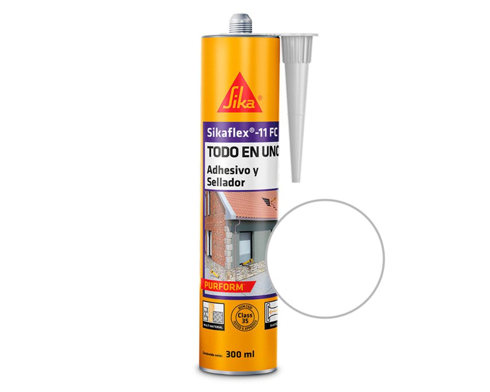 Sellador adhesivo 300 ml Sikaflex 11FC blanco Sika-1