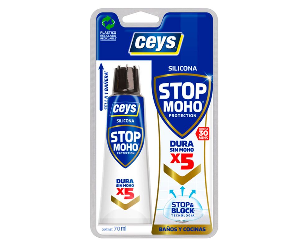 Silicona 70 ml Stop Moho transparente Ceys-0