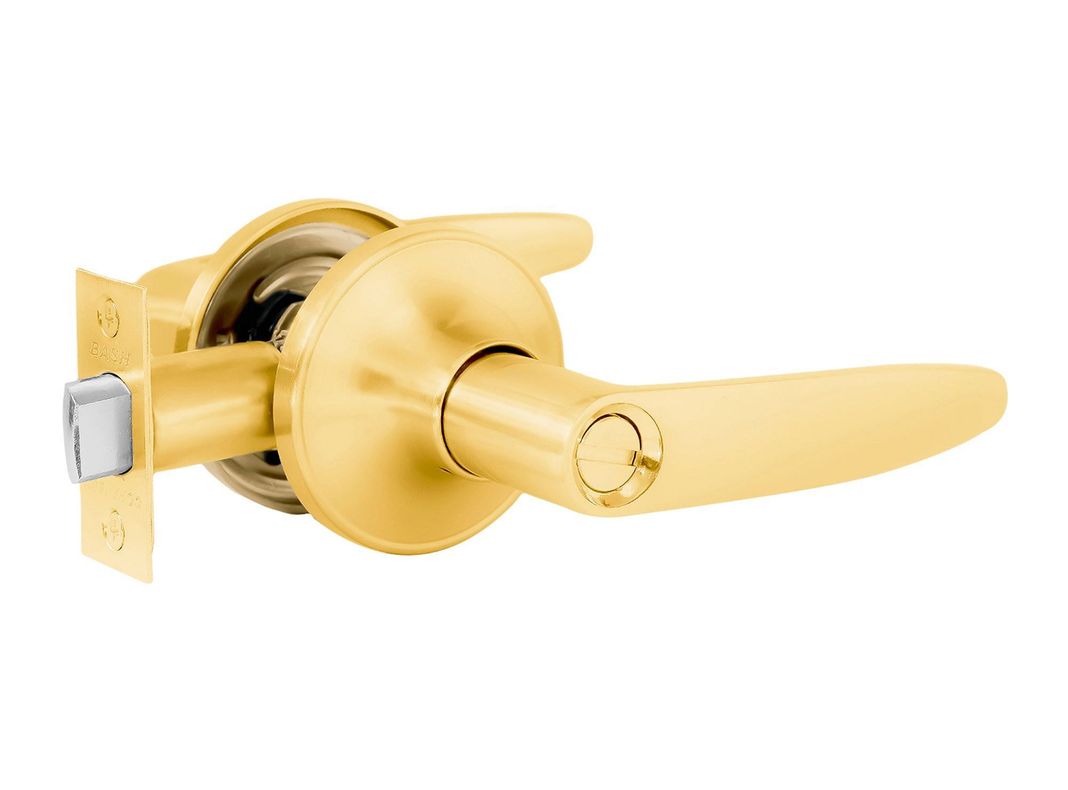 Cerradura tubular manilla baño/dormitorio bronce antibacteriana Bash-0