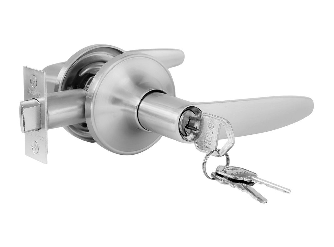 Cerradura tubular manilla dormitorio plata antibacteriana Bash-0