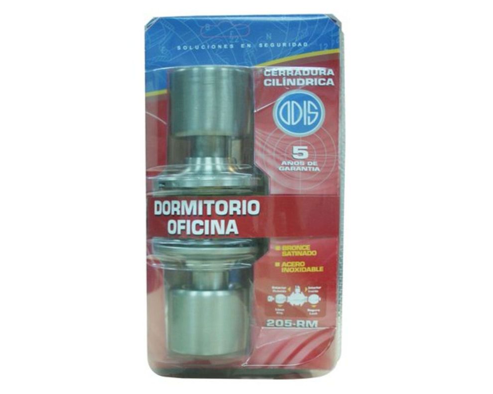 Cerradura embutir pomo dormitorio 205 acero inoxidable Odis-2