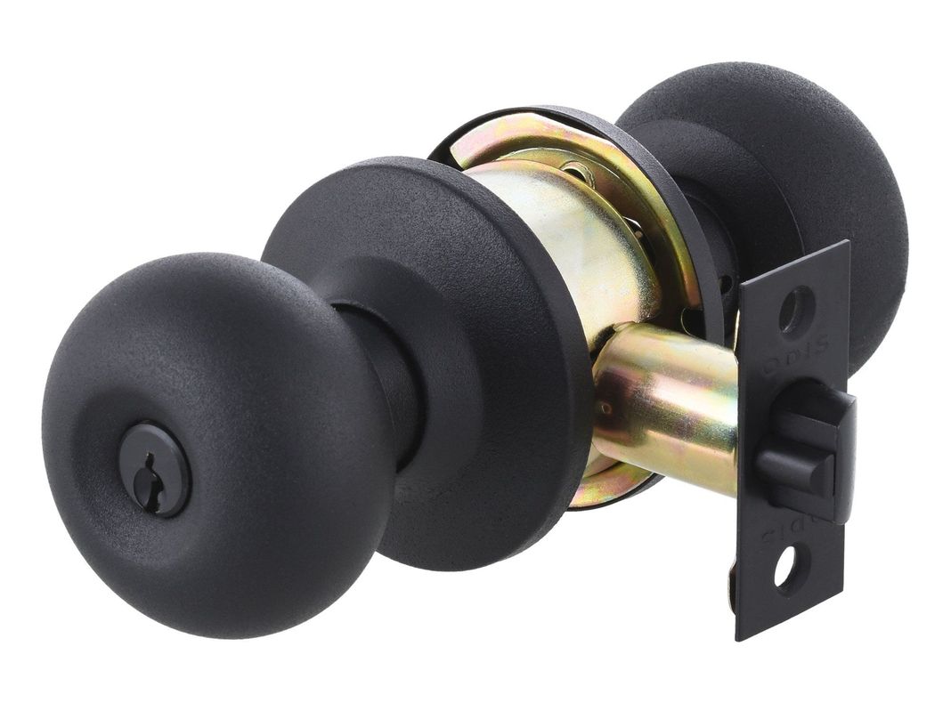 Cerradura embutir pomo acceso interior 206 negro mate Odis-0