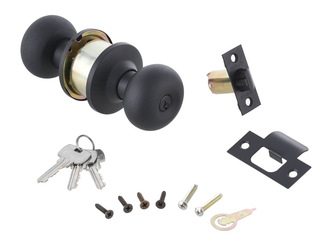 Cerradura embutir pomo acceso interior 206 negro mate Odis-4