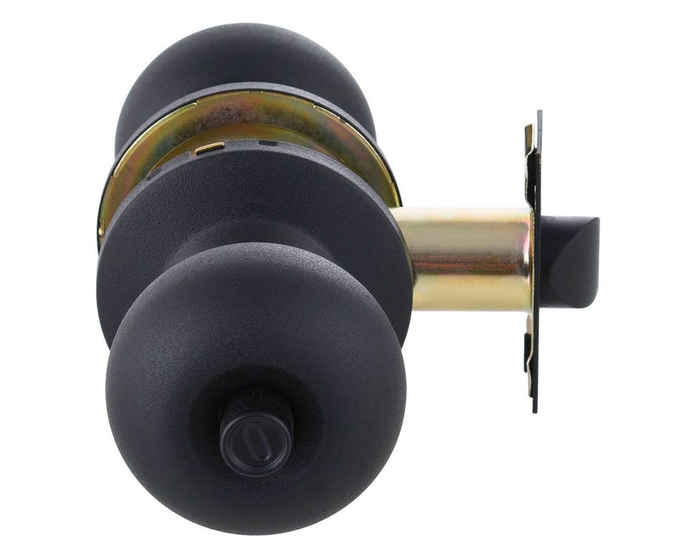 Cerradura embutir pomo dormitorio 206 negro mate Odis-1